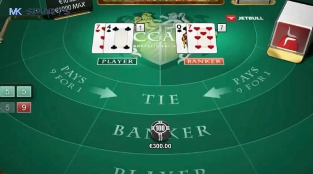 Tổng quan về trò chơi Baccarat tại MK Sports